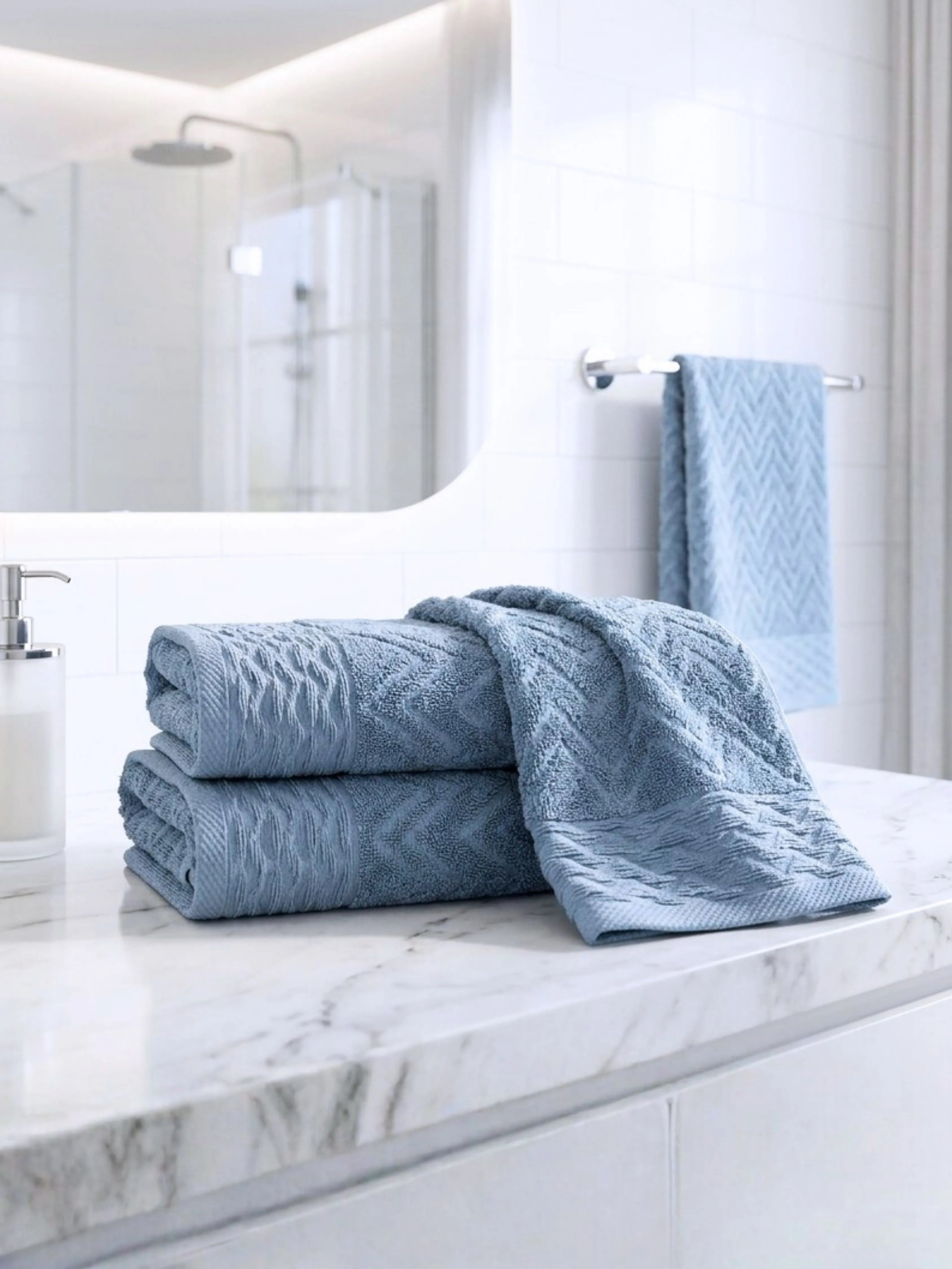 Lot de Serviettes de Douche (2 pièces)