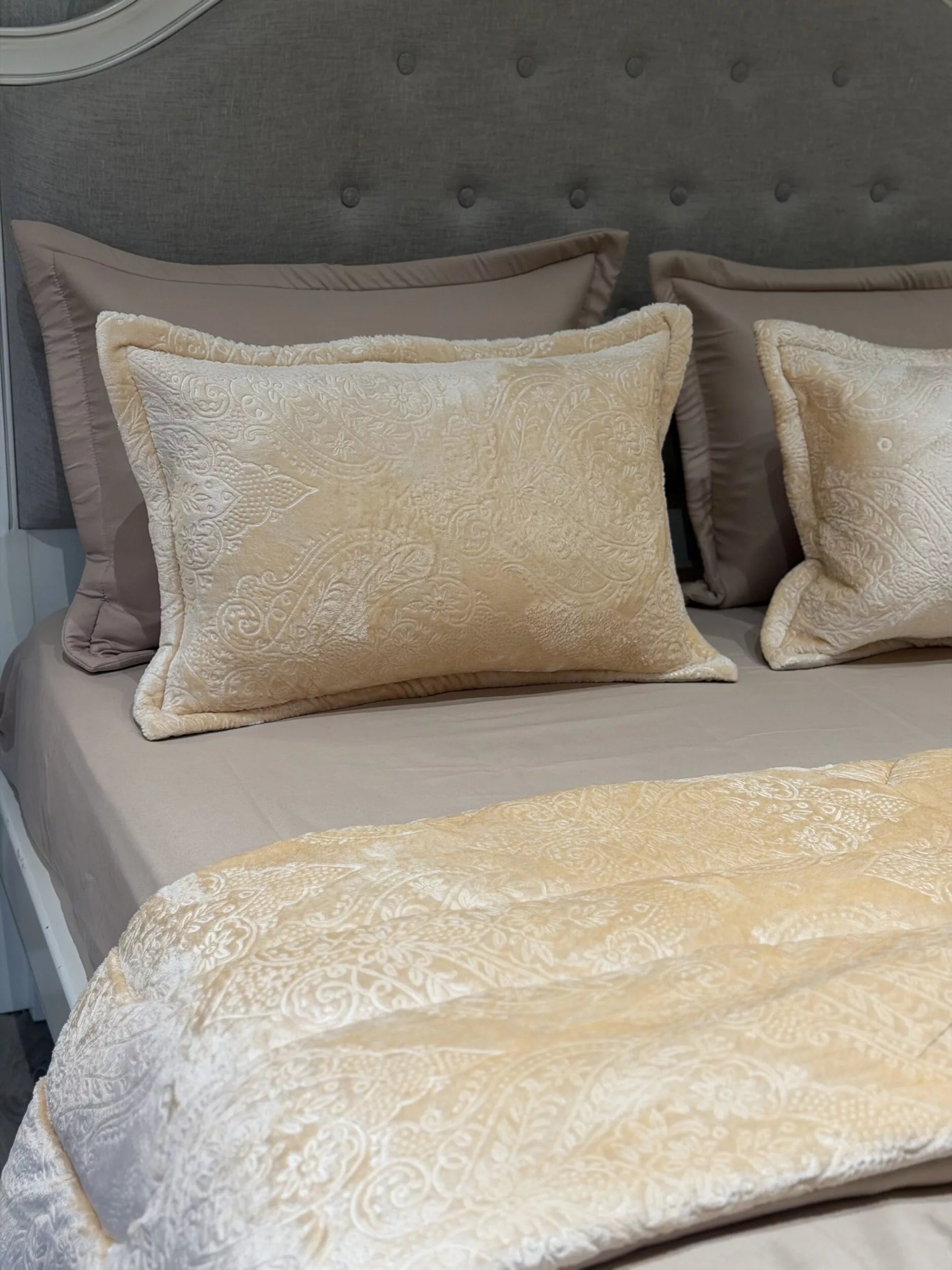 Couette en Polaire Beige (2 places)