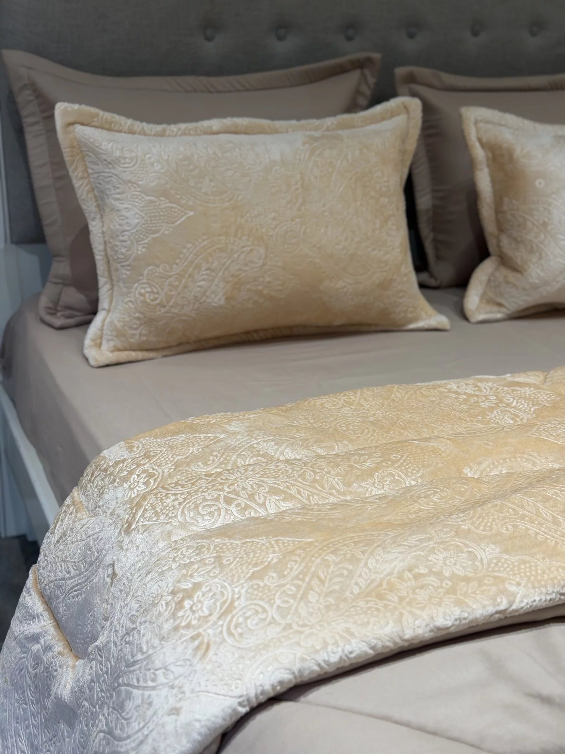 Couette en Polaire Beige (2 places)