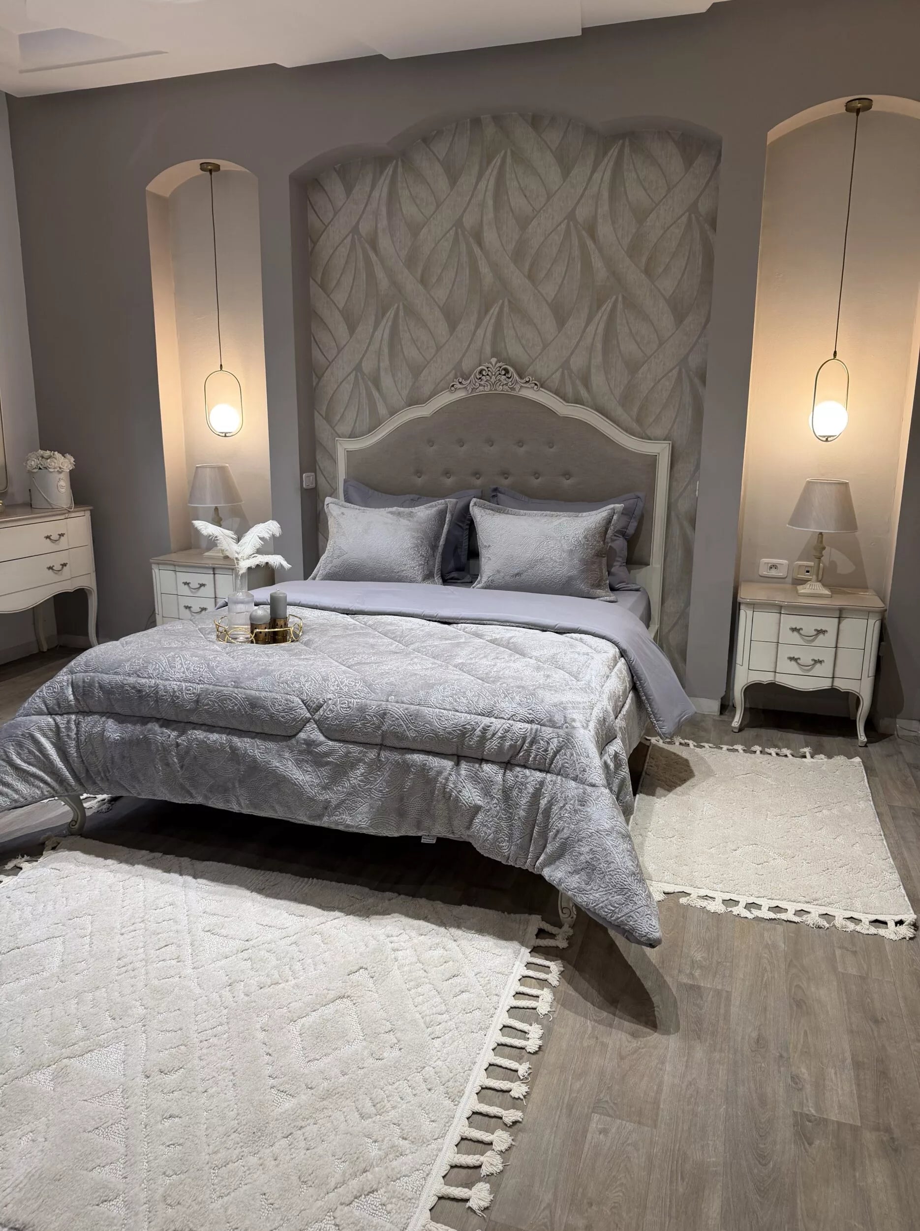 Couette en Polaire Gris (2 places)