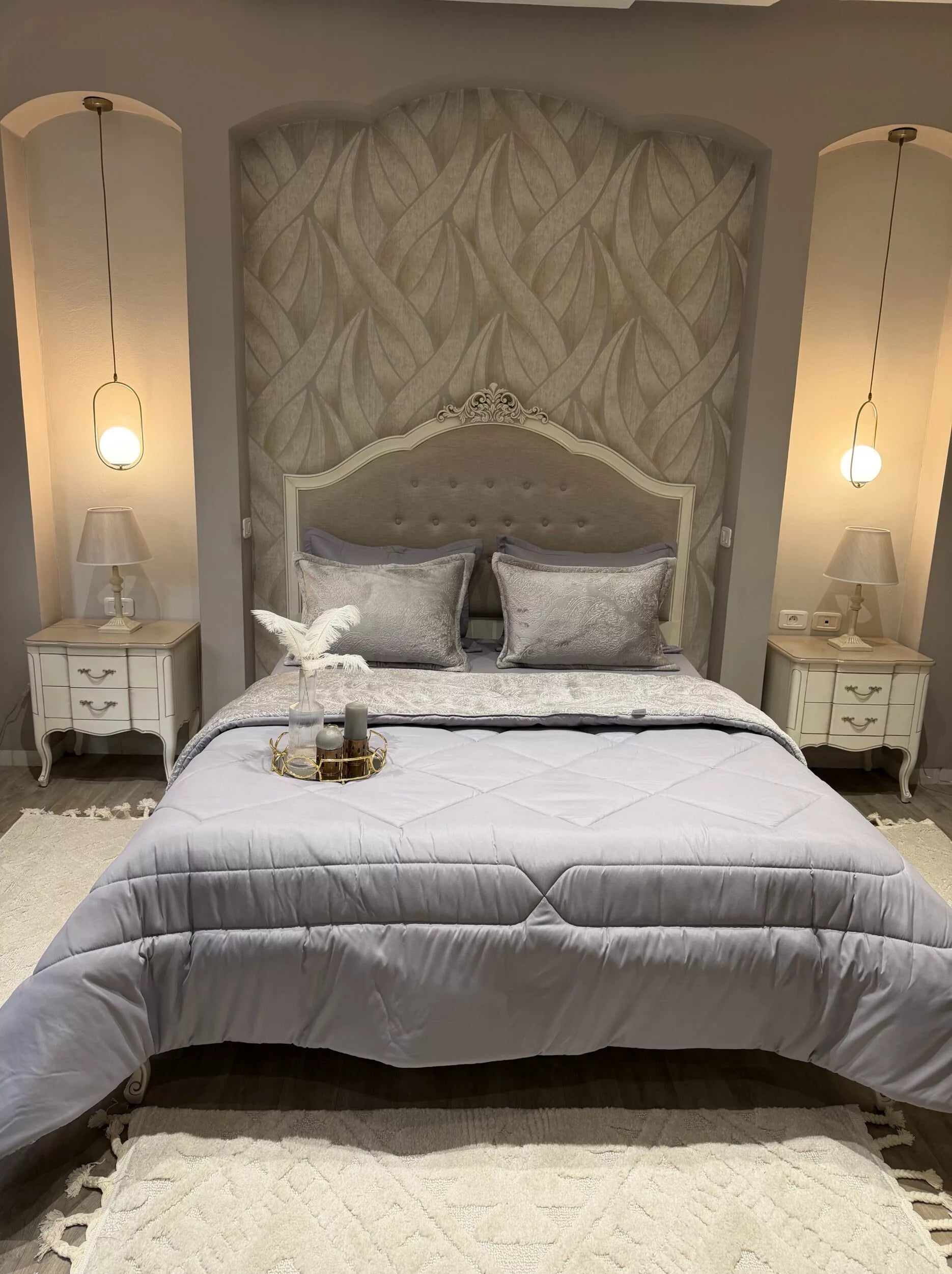 Couette en Polaire Gris (2 places)
