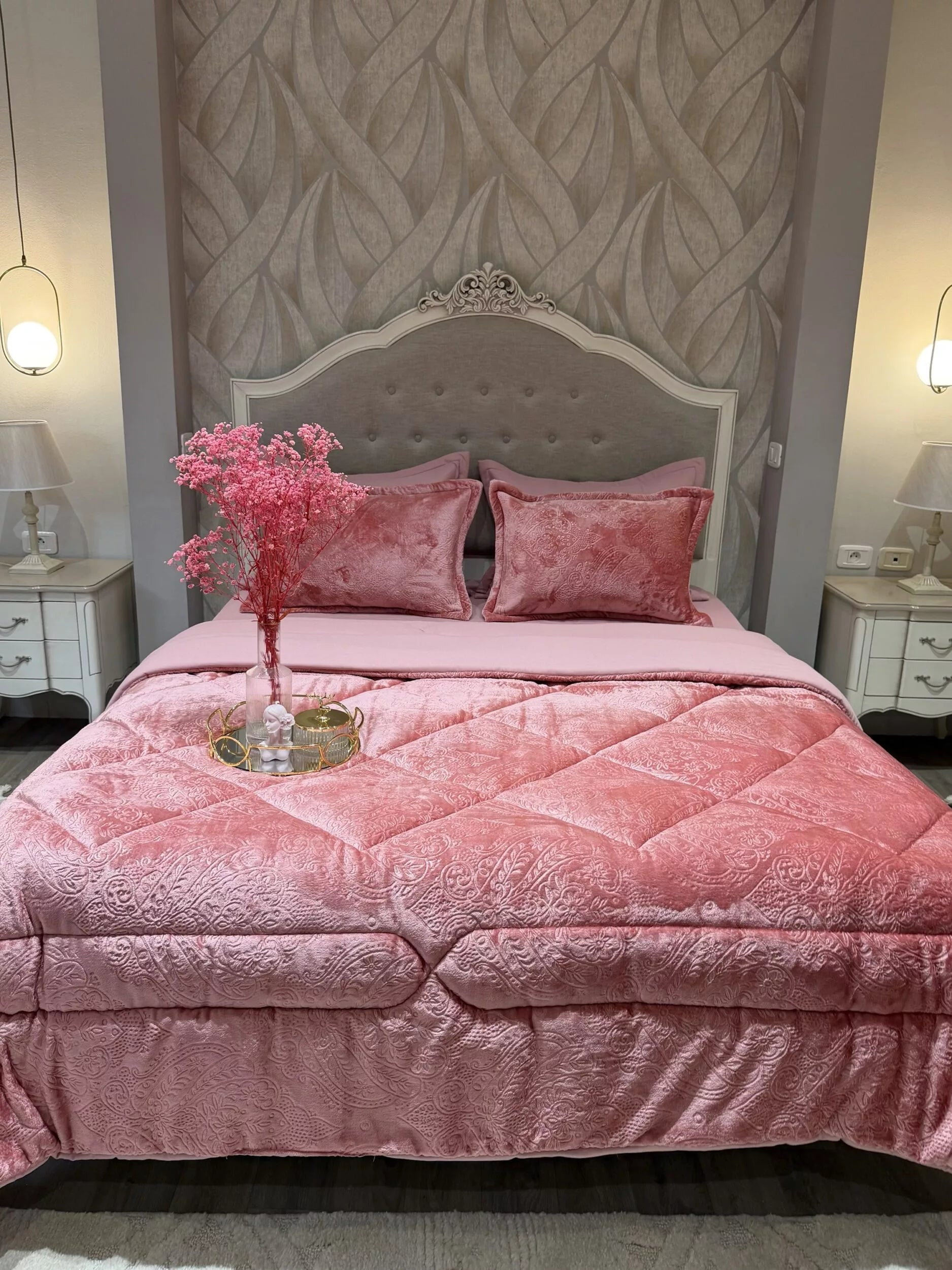 Couette en Polaire (Rose Poudré)