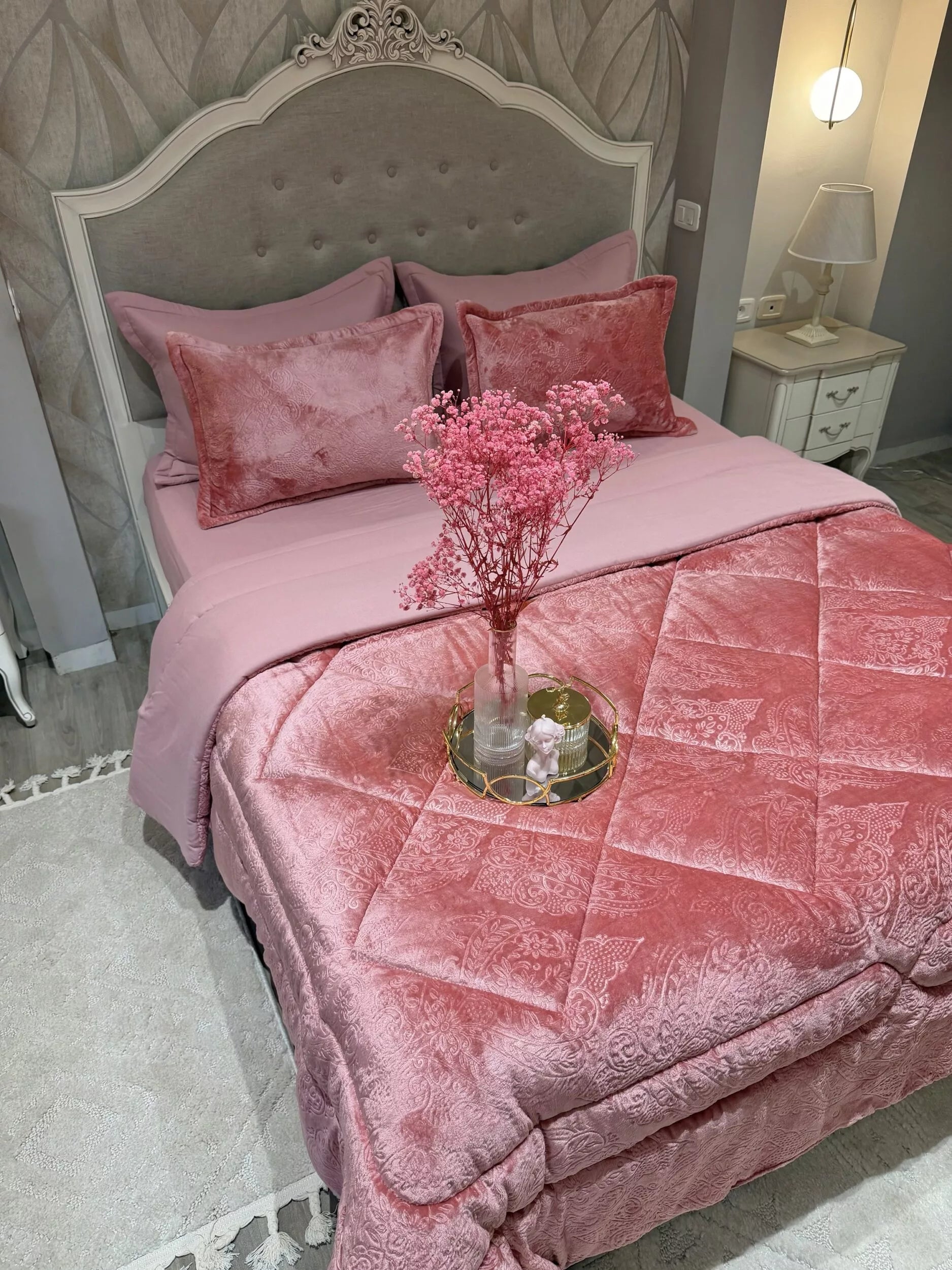 Couette en Polaire (Rose Poudré)