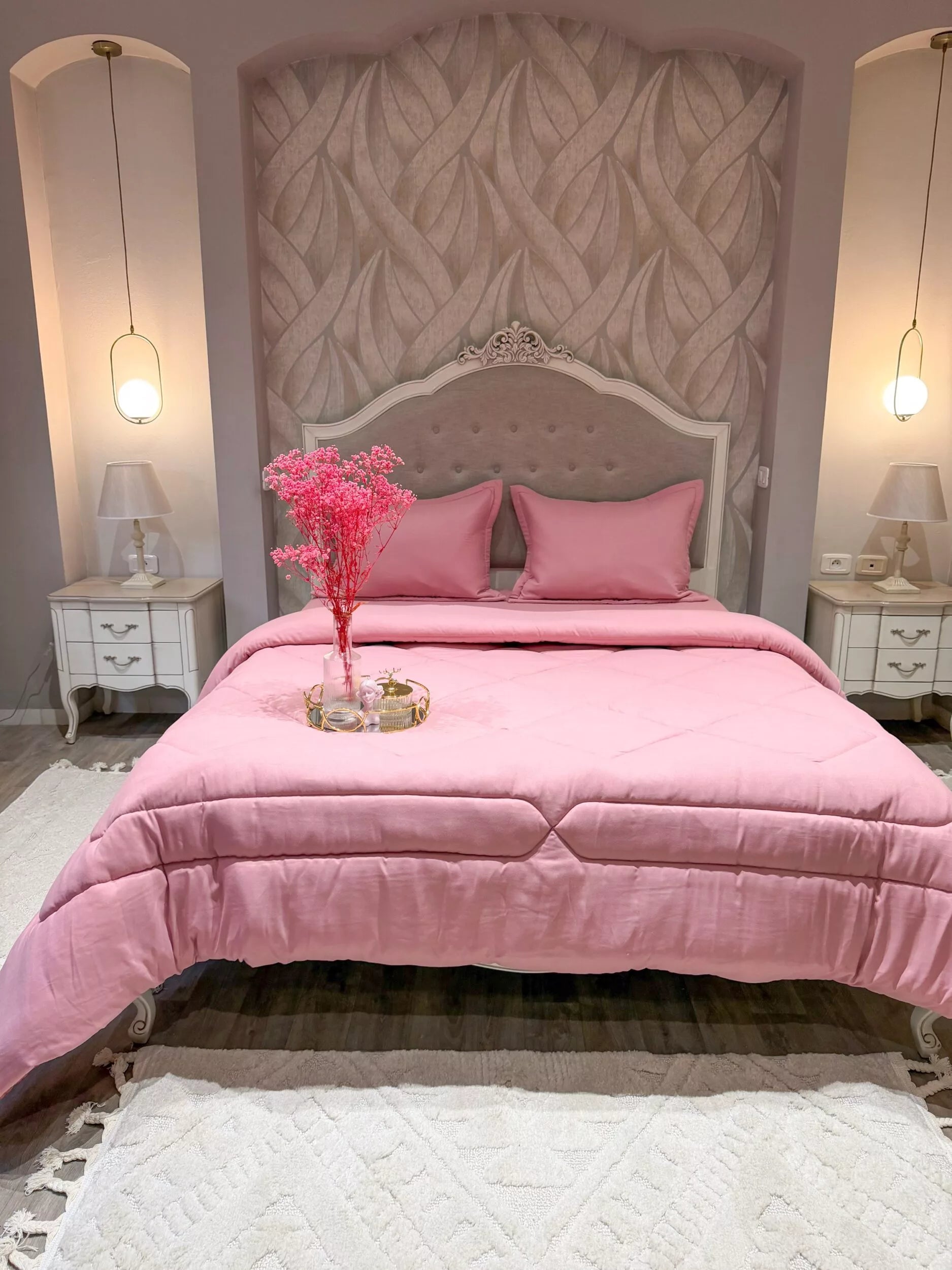 Couette en Polaire (Rose Poudré)