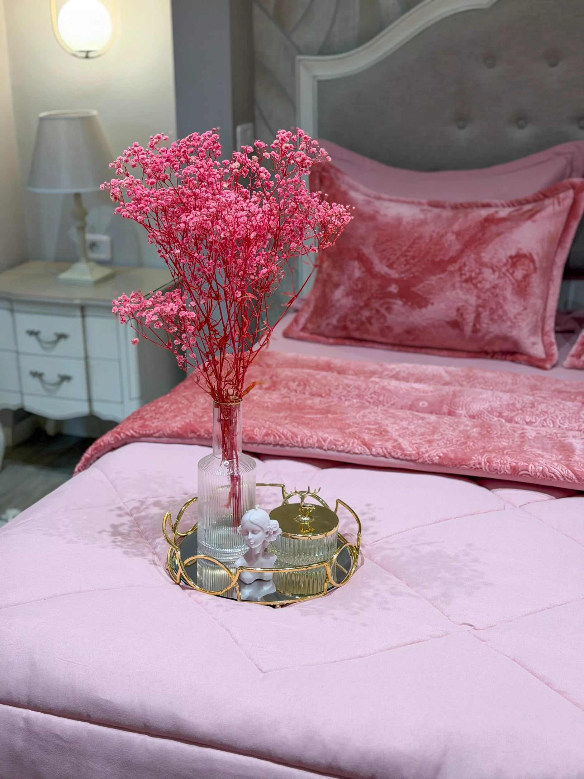 Couette en Polaire (Rose Poudré)