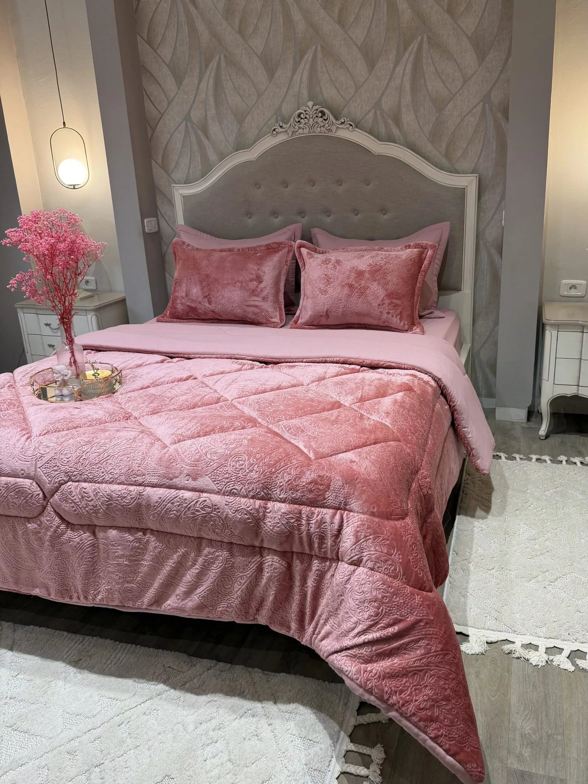 Couette en Polaire (Rose Poudré)