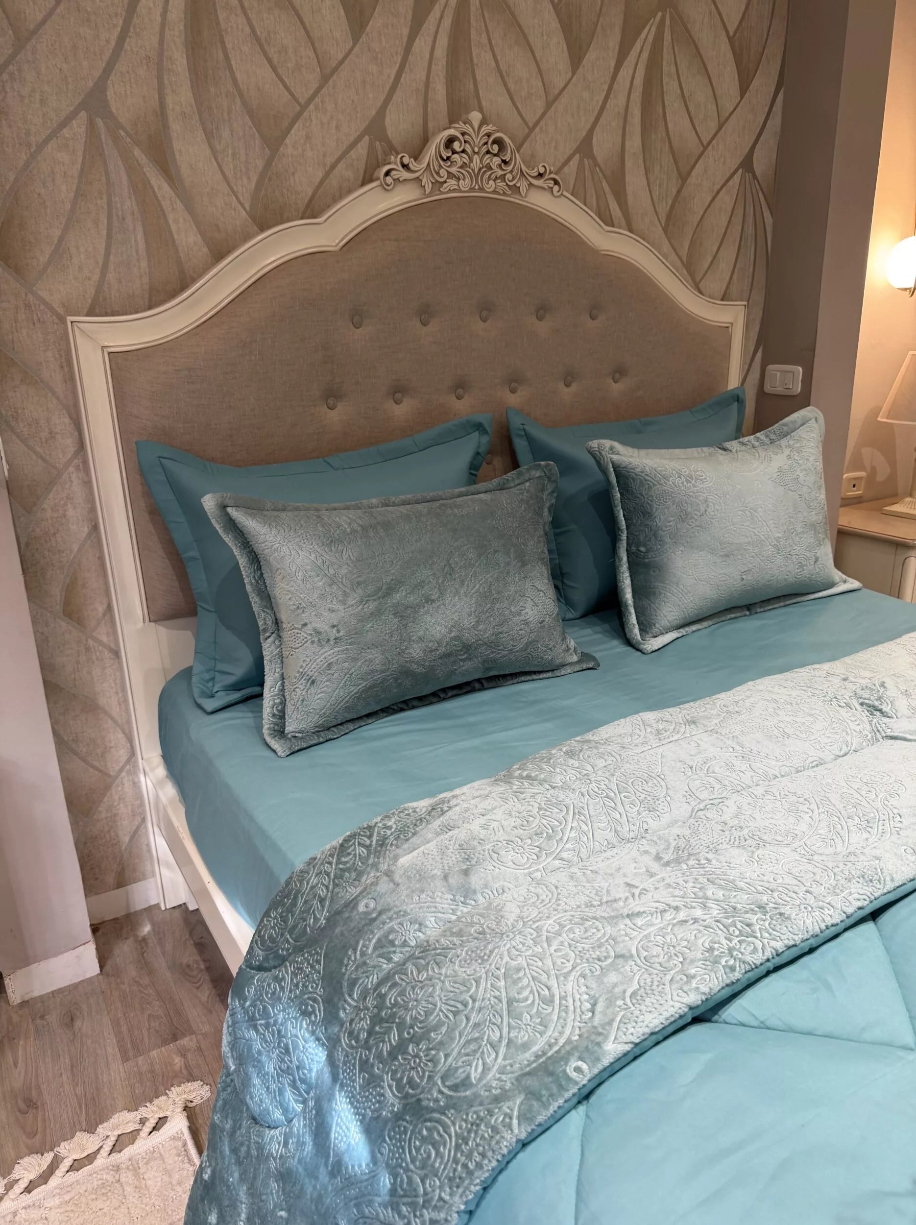 Couette en Polaire Turquoise