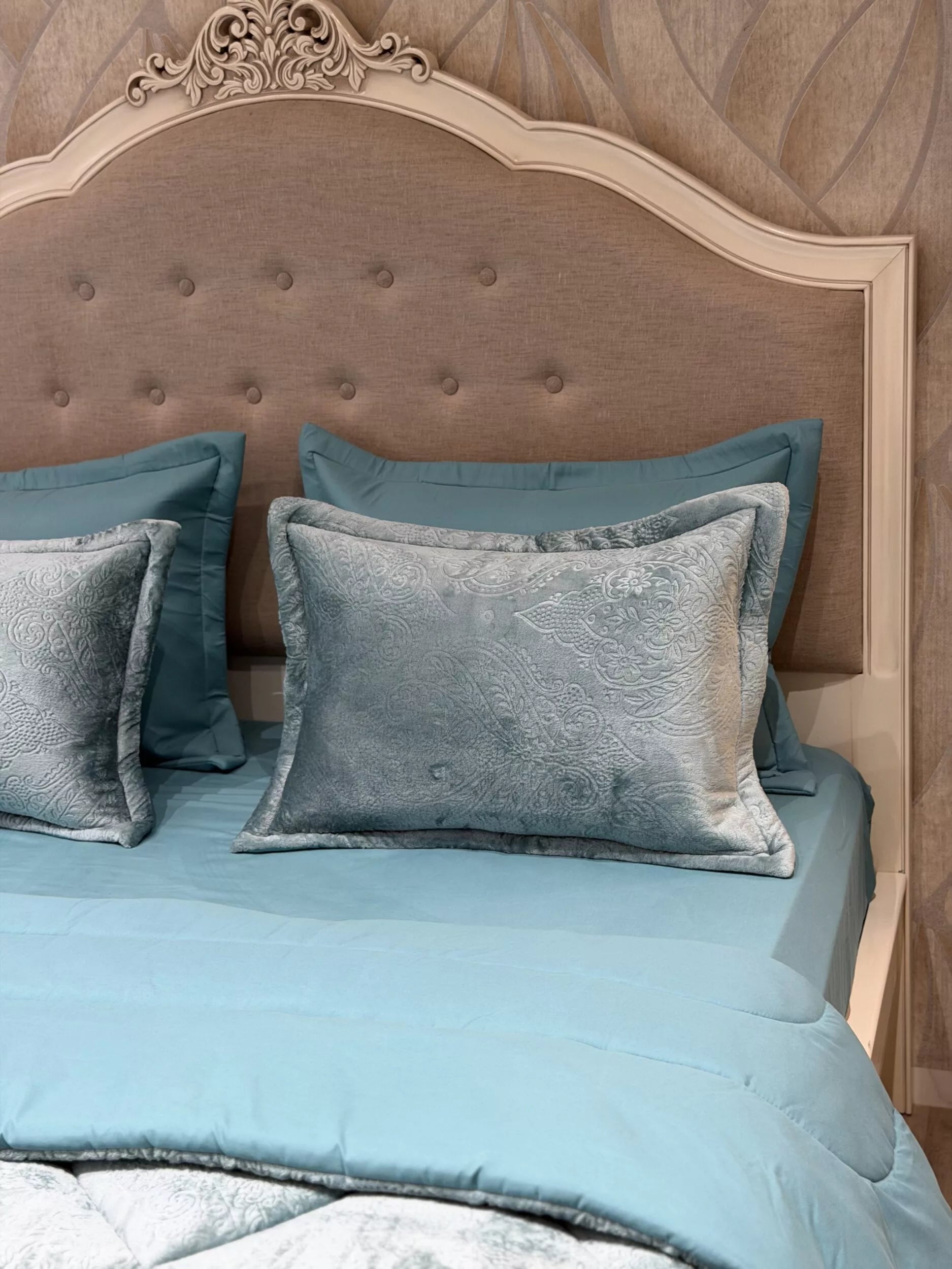 Couette en Polaire Turquoise