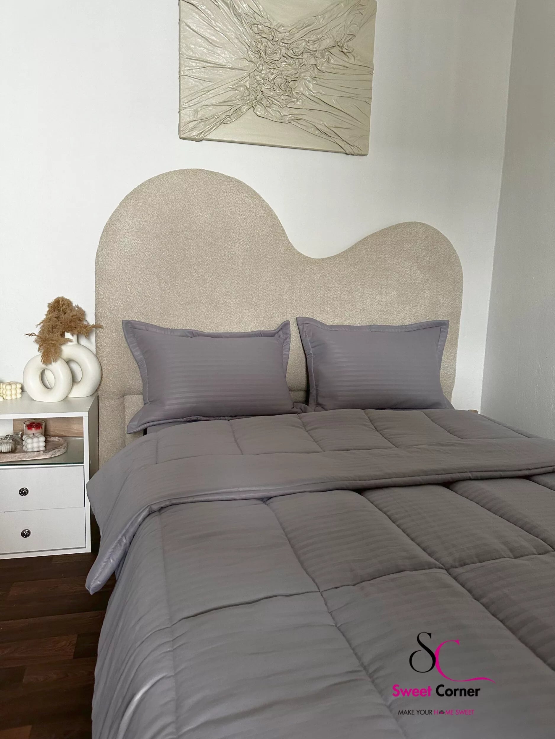 Couette place et demie (GRIS)