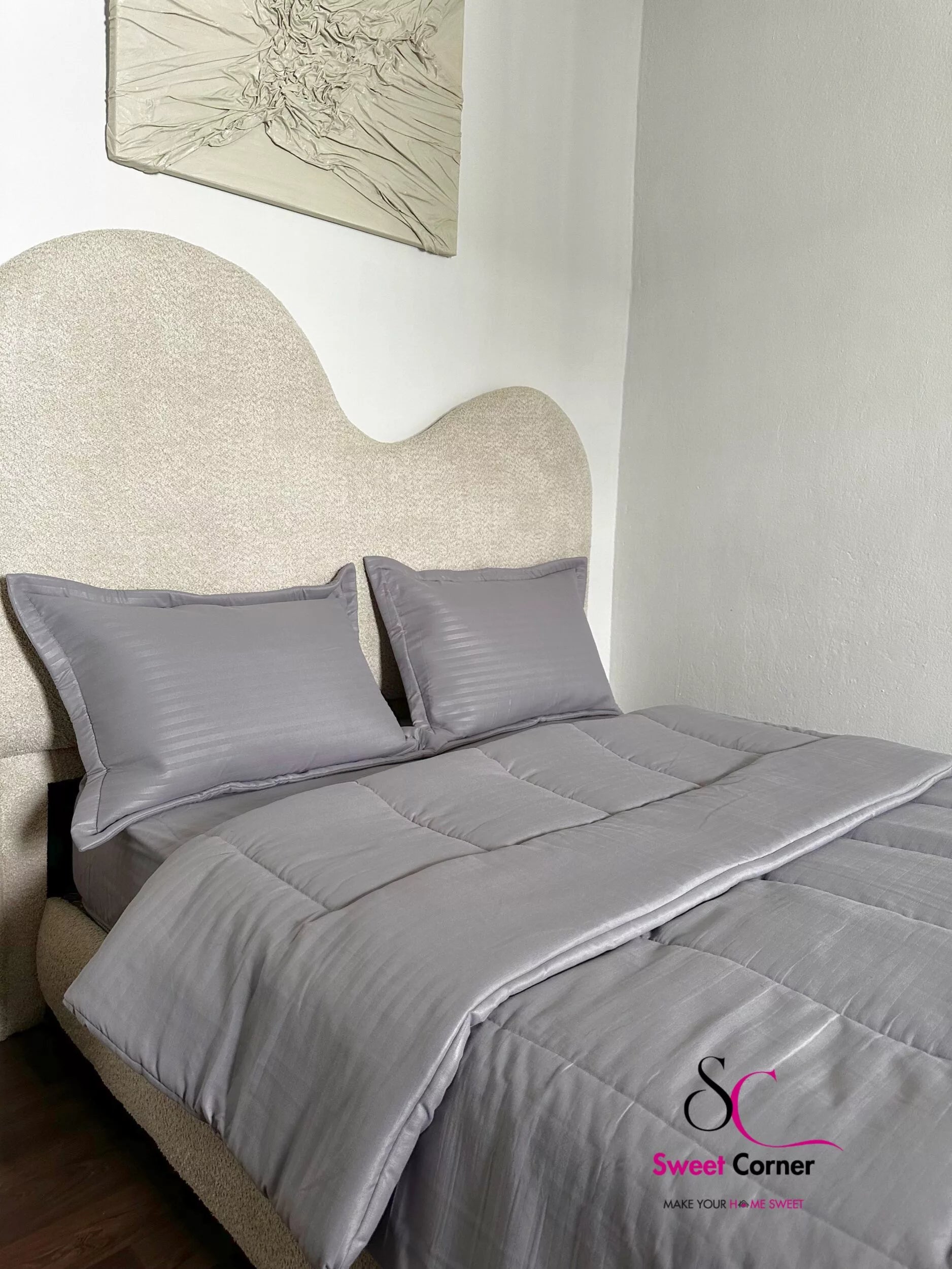 Couette place et demie (GRIS)