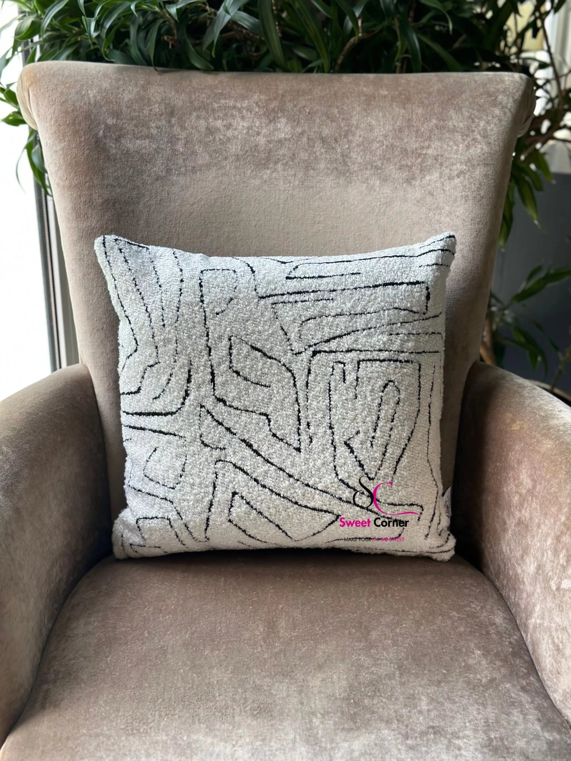 Coussin décoratif BLANC