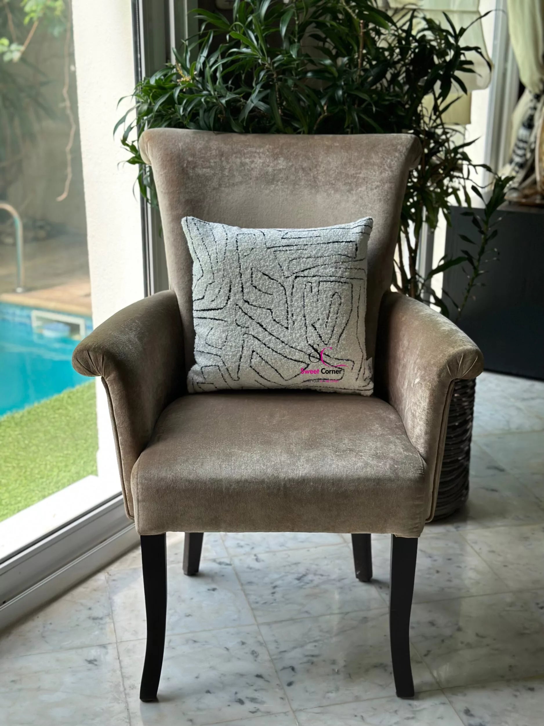 Coussin décoratif BLANC