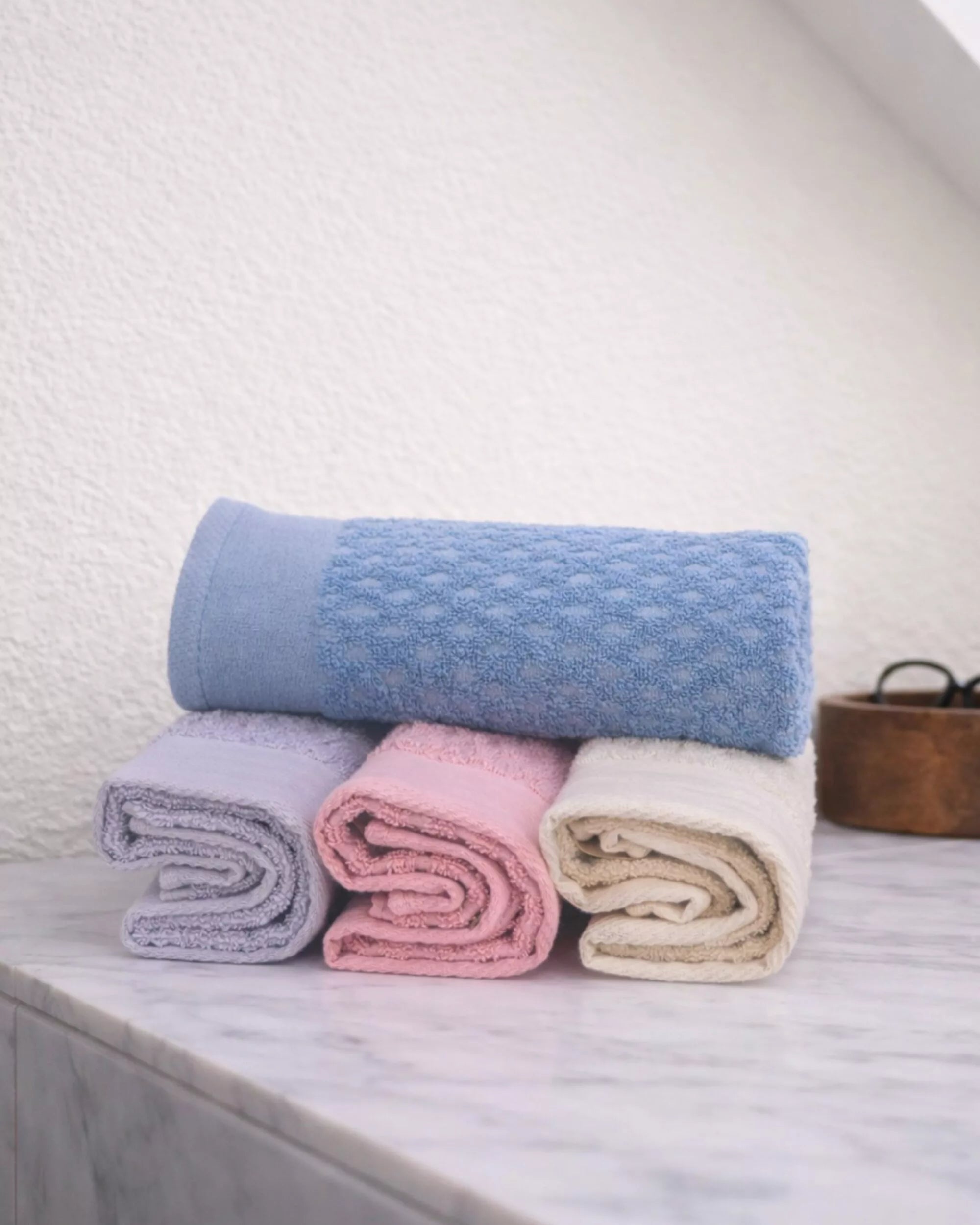 Lot de 4 Serviettes de Visage - H1