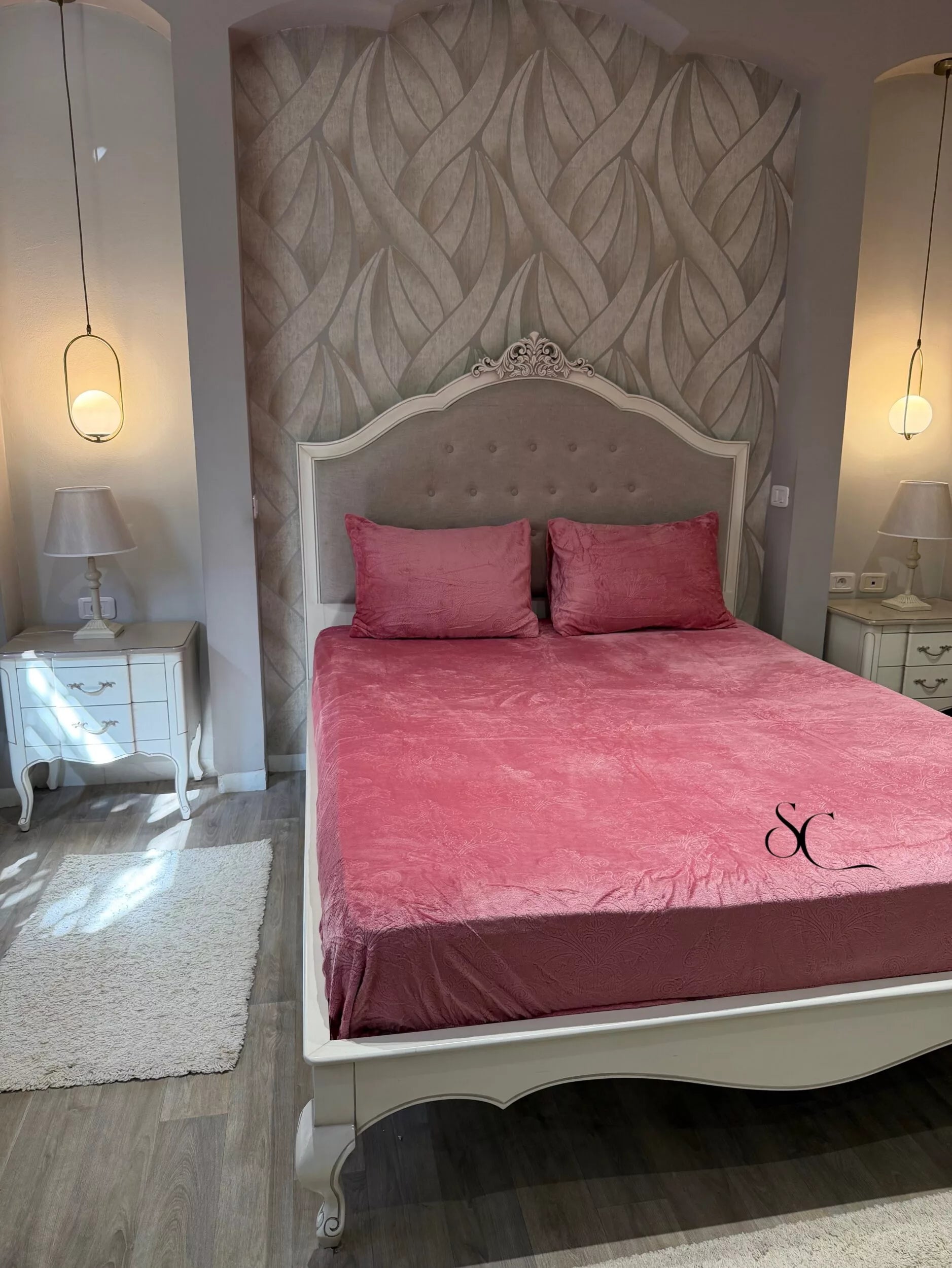 Pack Polaire Baroque Rose (3 Pièces)