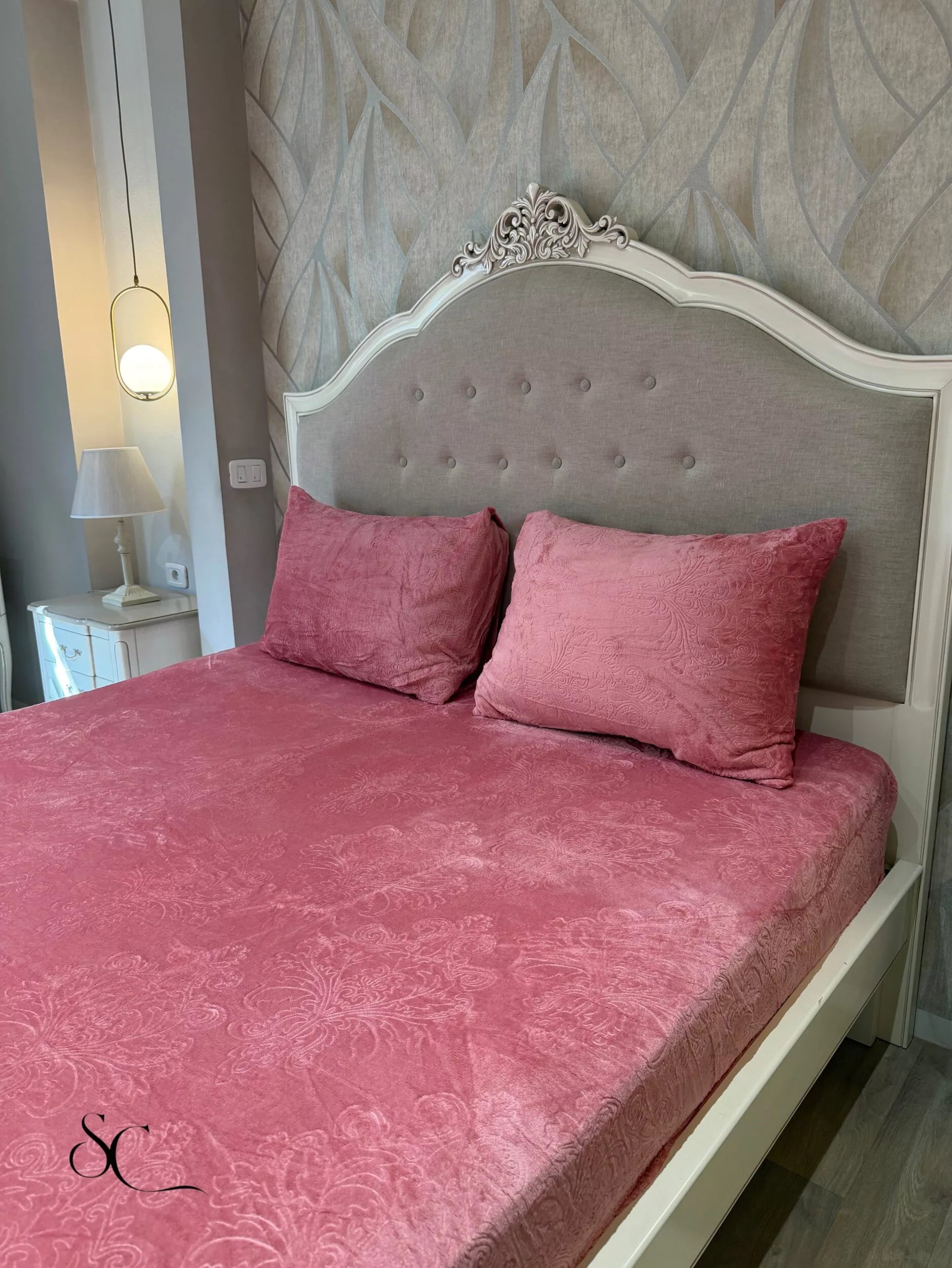 Pack Polaire Baroque Rose (3 Pièces)