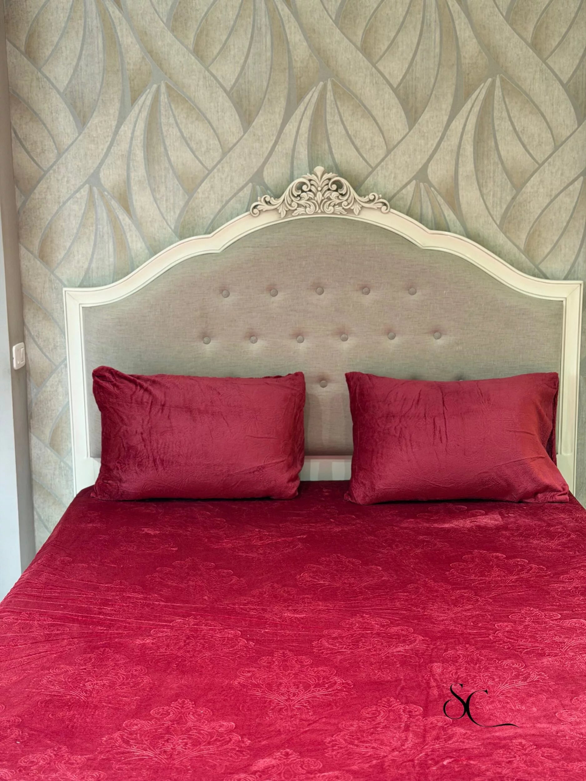Pack Polaire Baroque Rouge (3 Pièces)