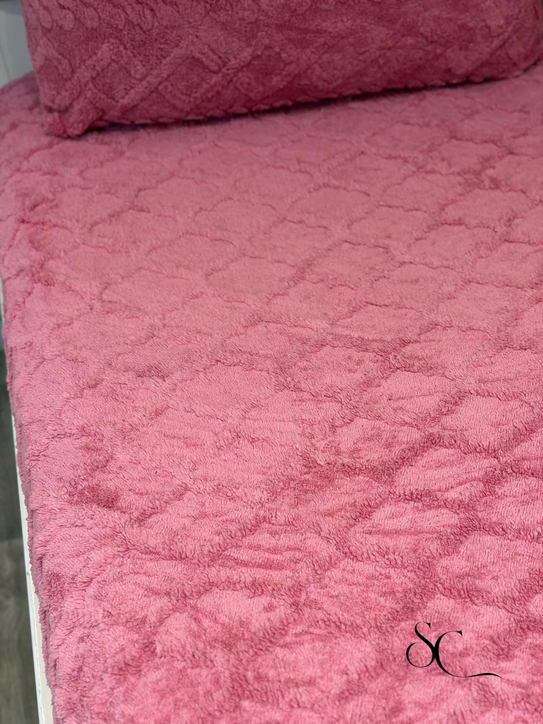 Pack Polaire Losange Rose (3 Pièces)