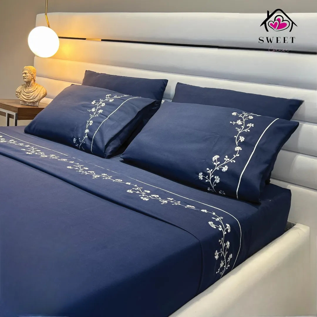 Parure Bleu Coton