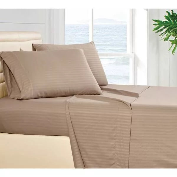 Parure de Lit (BEIGE) - Microfibre - C12