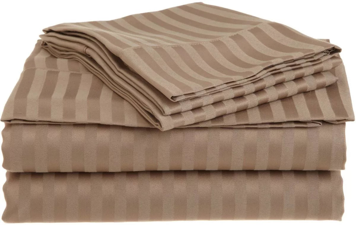 Parure de Lit (BEIGE) - Microfibre - C12