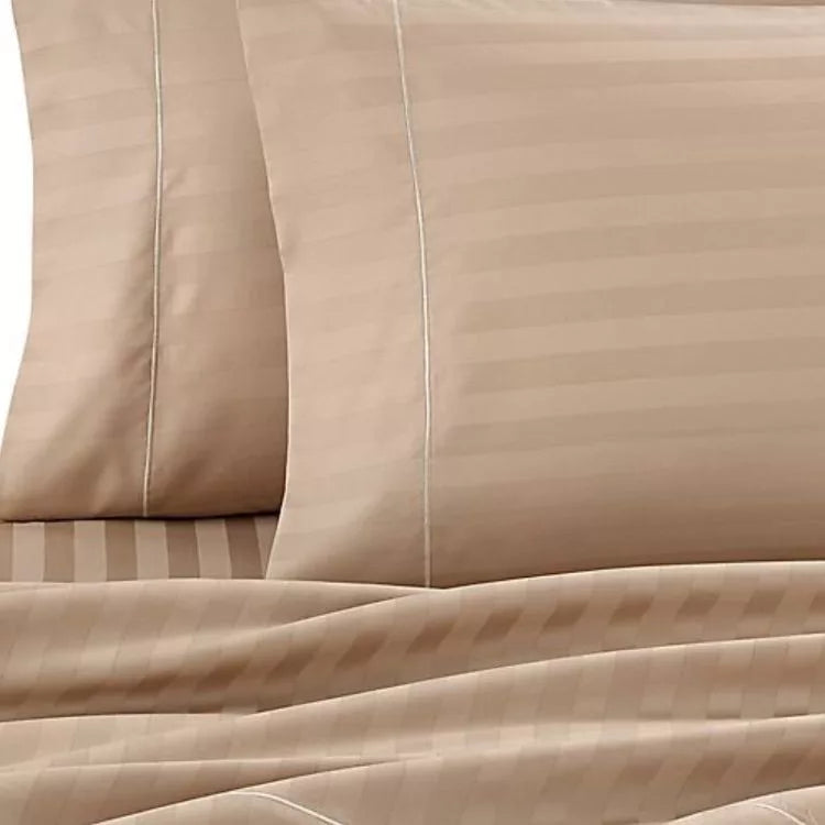 Parure de Lit (BEIGE) - Microfibre - C12