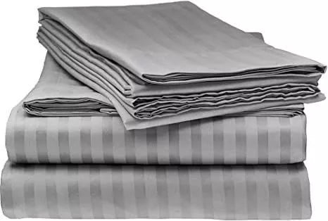 Parure de Lit (GRIS) - Microfibre - C3