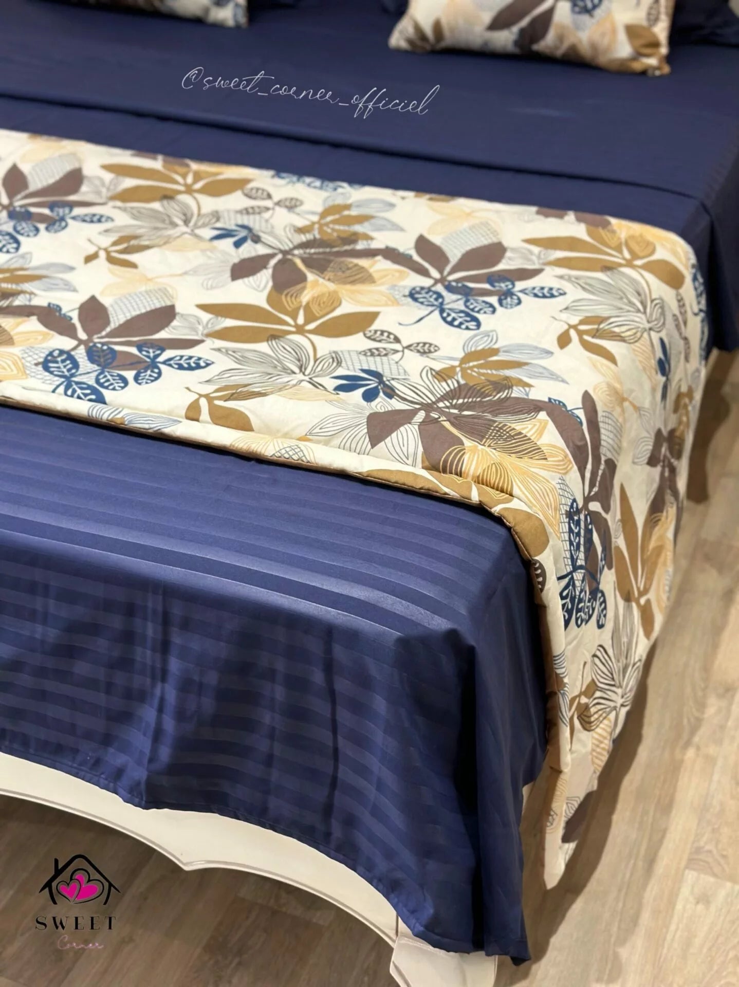 Parure de lit pack (MARGUERITE BLEU)