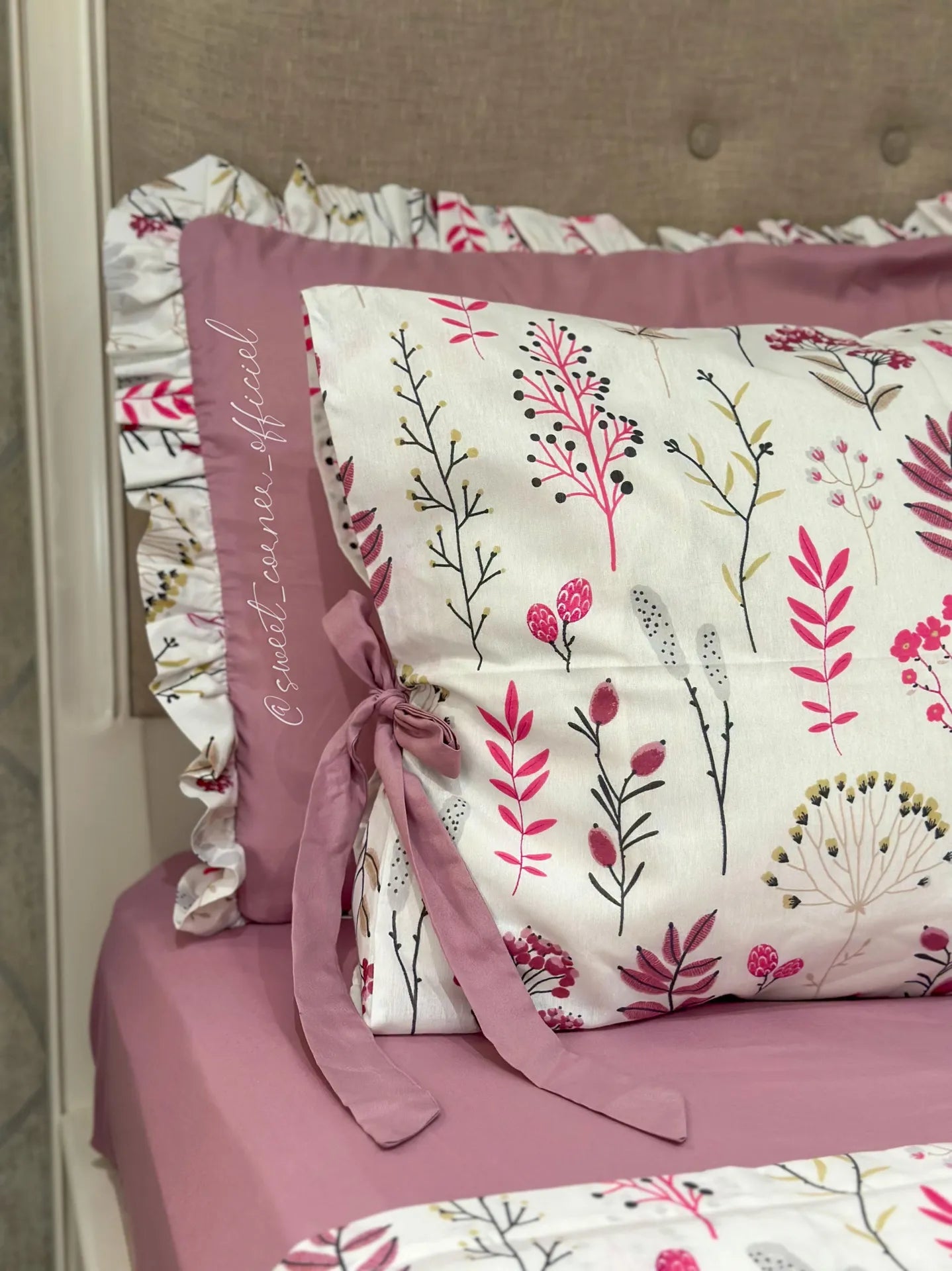 Parure de Lit - Pack "PIVOINE"