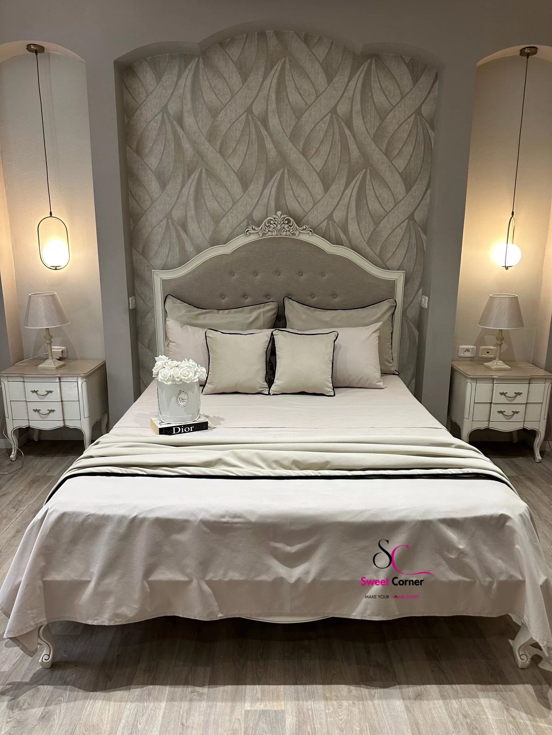 Parure "ELINE" en Velours de Soie