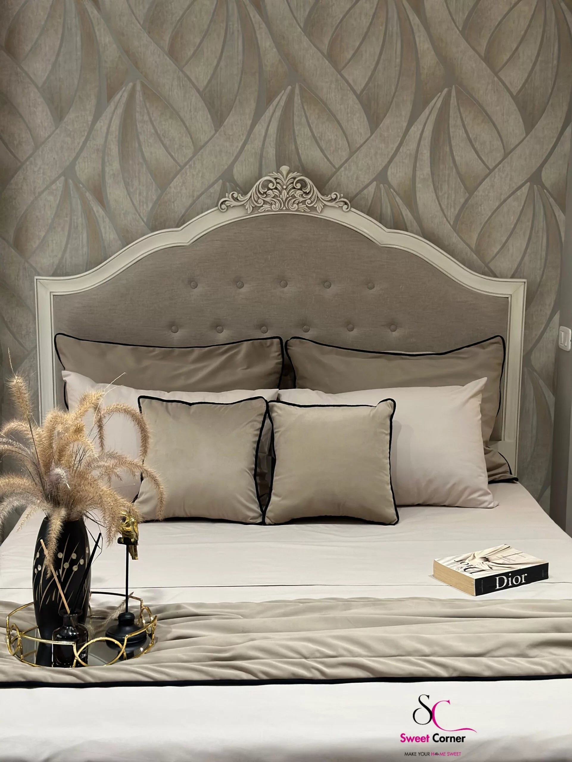 Parure "ELINE" en Velours de Soie