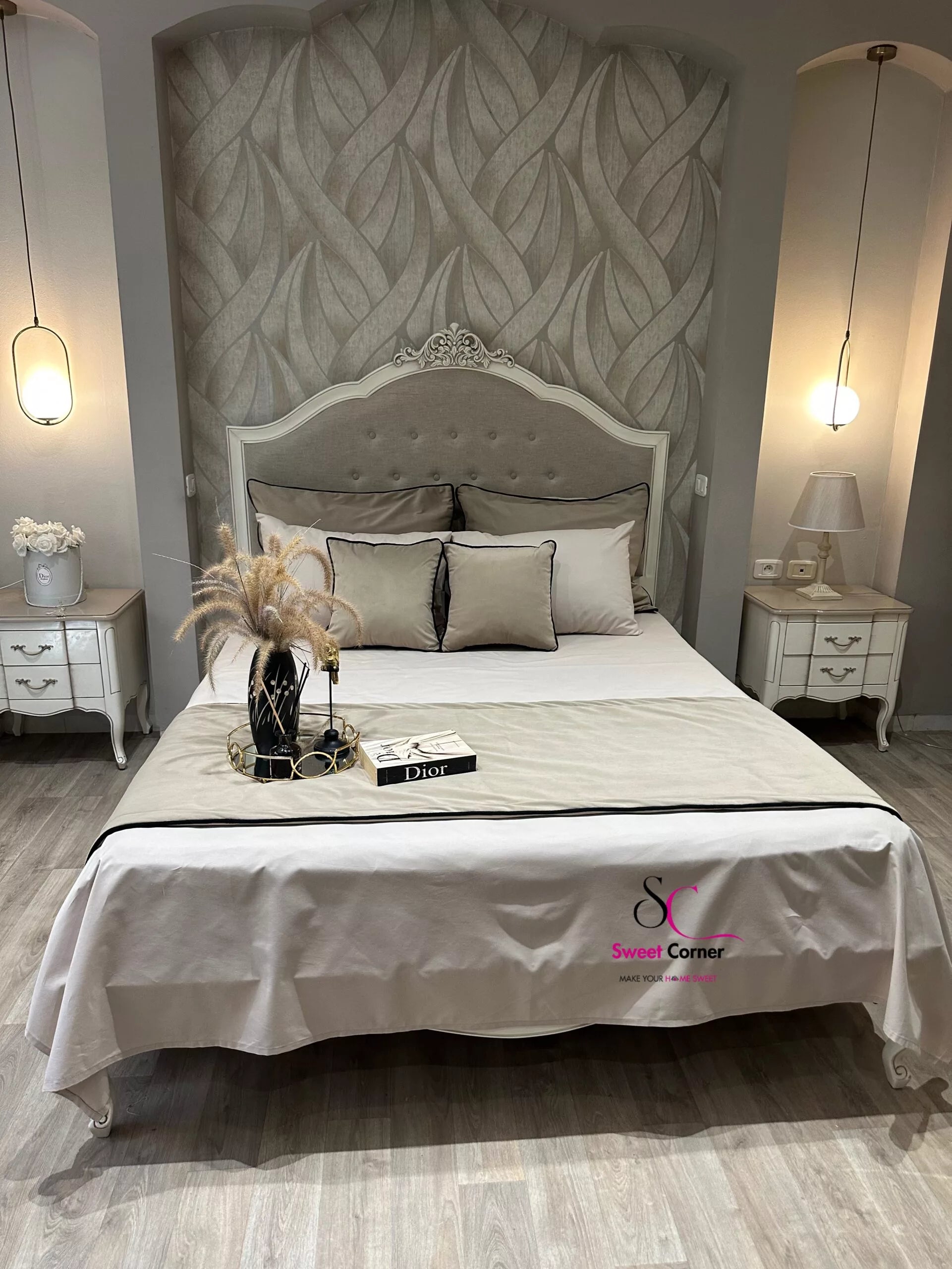 Parure "ELINE" en Velours de Soie