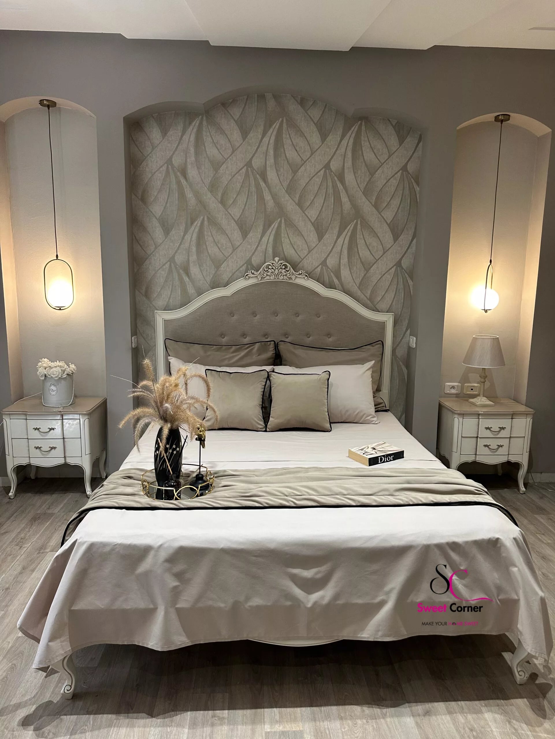 Parure "ELINE" en Velours de Soie