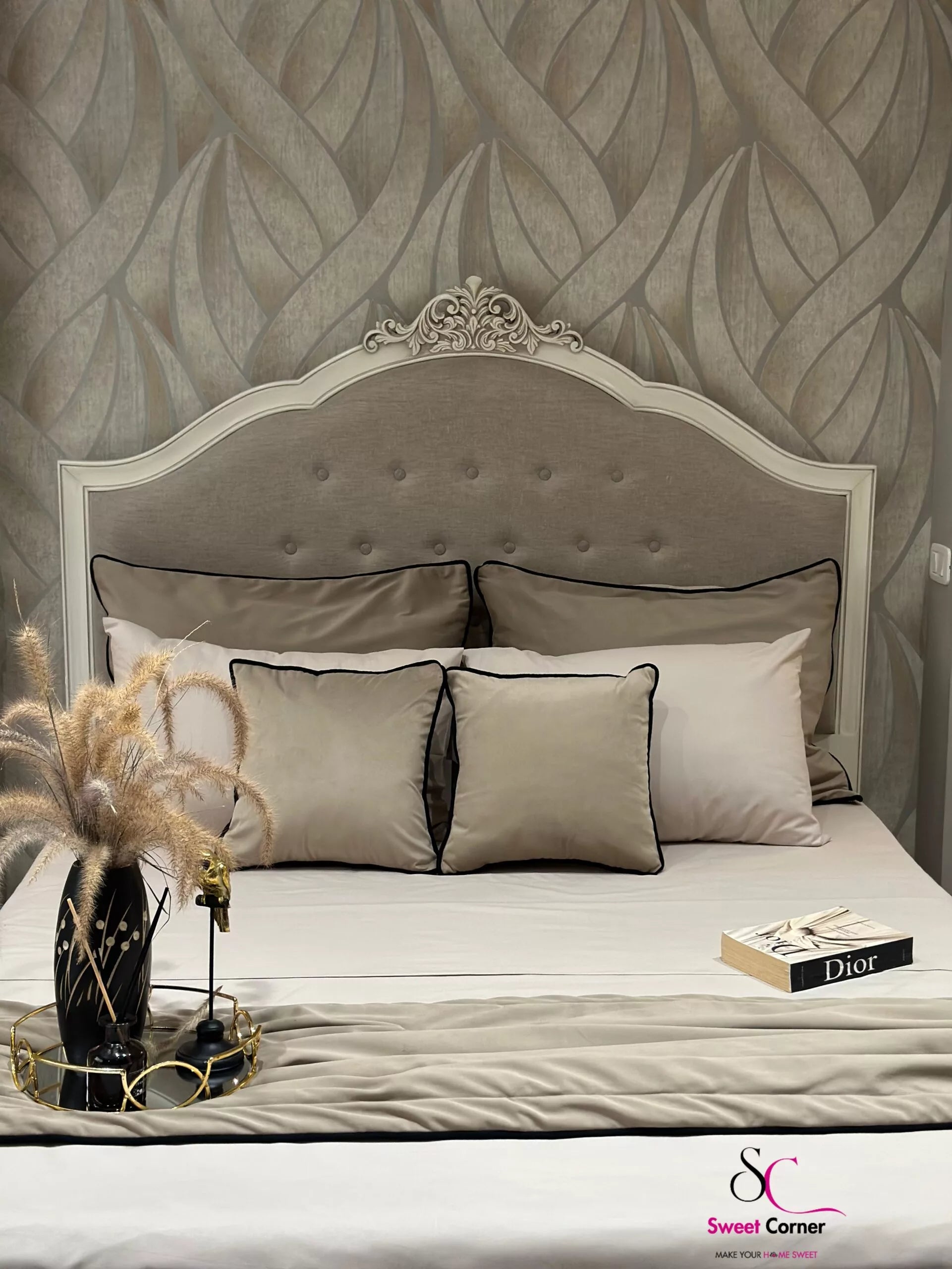 Parure "ELINE" en Velours de Soie