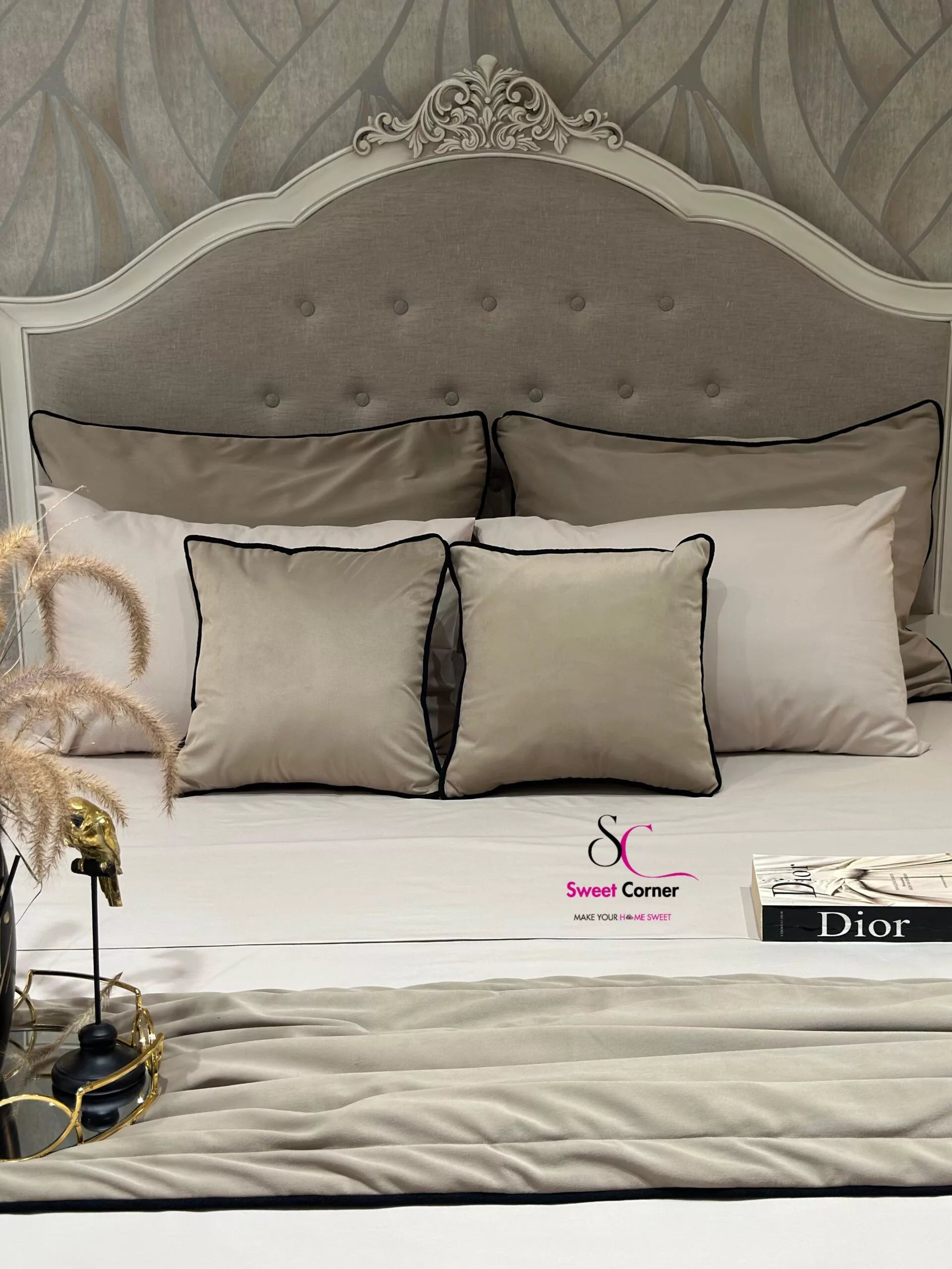 Parure "ELINE" en Velours de Soie