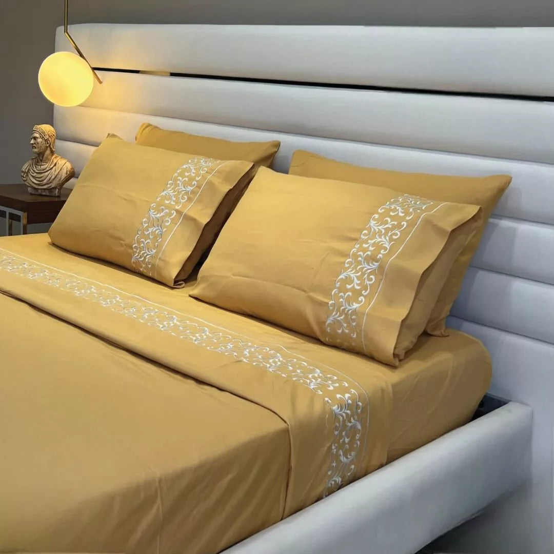 Parure Jaune Coton