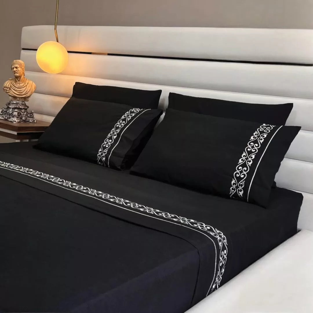 Parure Noir Coton