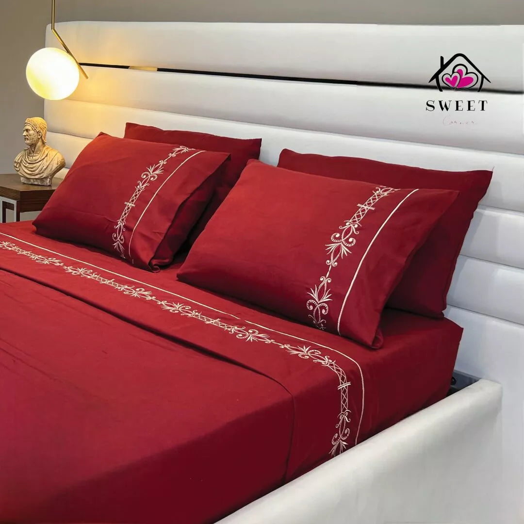 Parure Rouge Coton