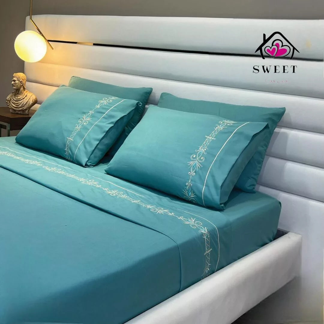 Parure Turquoise Coton