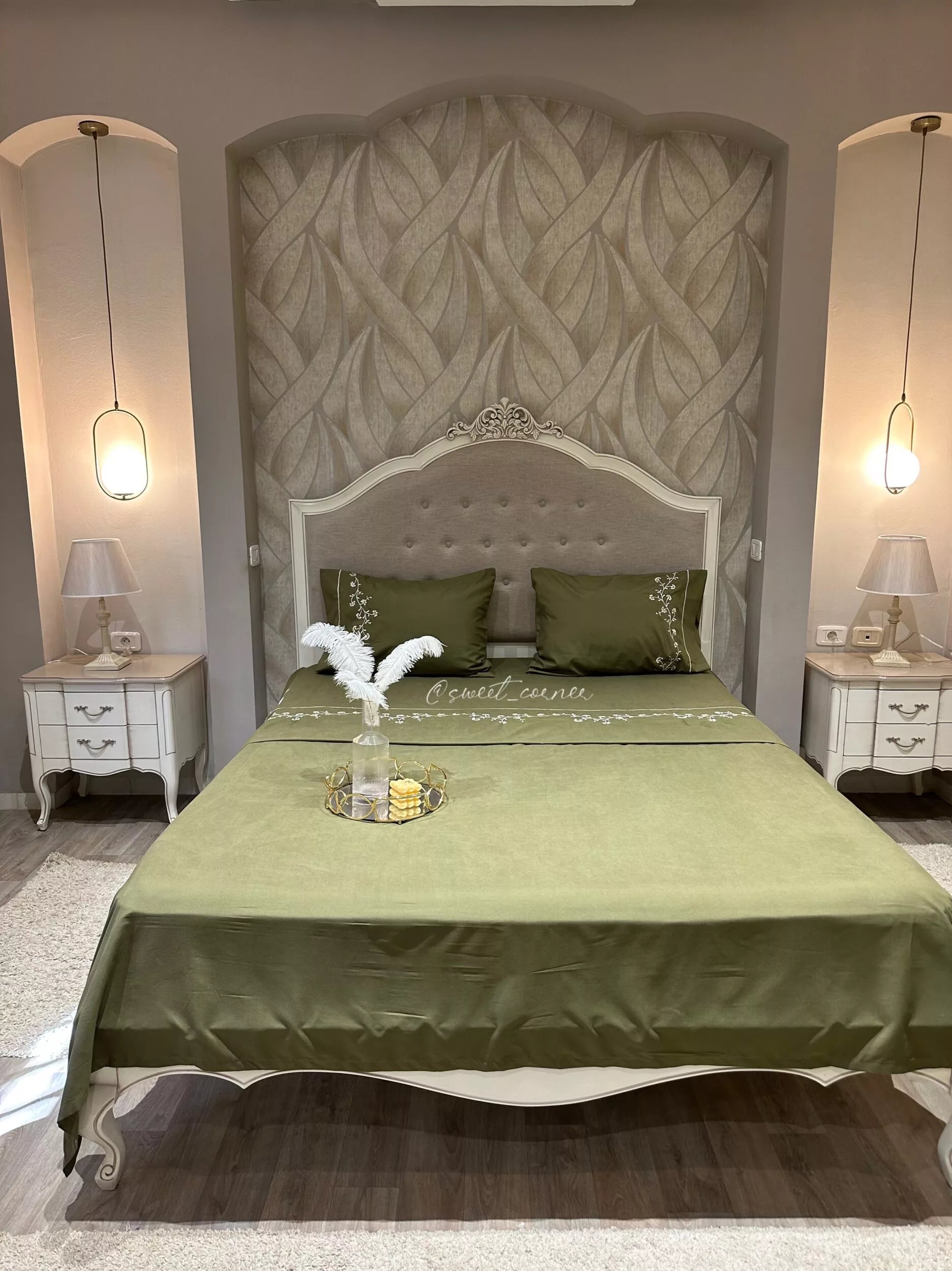 Parure Vert en Coton