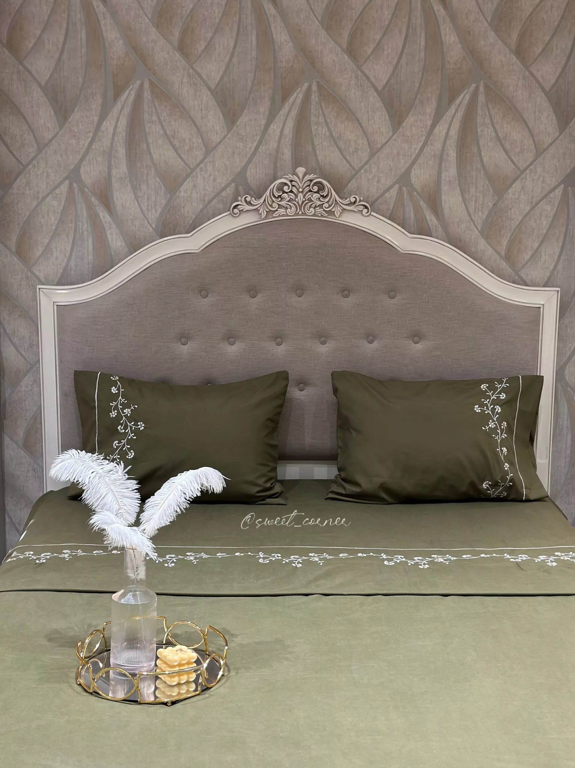 Parure Vert en Coton