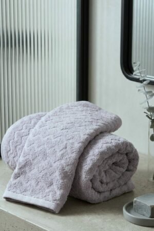 Lot de serviettes de douche GRIS 2 pcs
