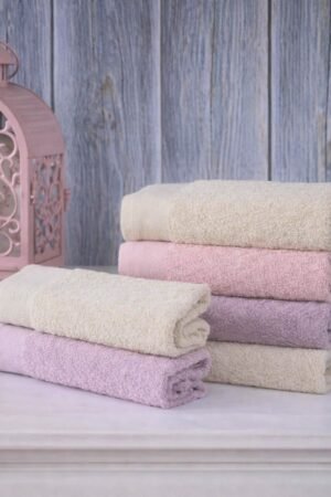 Lot de 6 serviettes visage D2