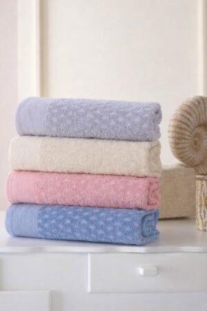 Lot de 4 serviettes visage H1