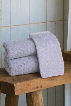 Lot de serviettes de douche Violet 3 pcs