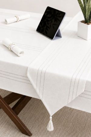 Ensemble de Table 8 Personnes " Blanc " , 18 pièces