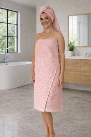Lot de serviettes de douche ROSE 2 pcs