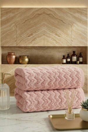Lot de serviettes de douche ROSE 2 pcs