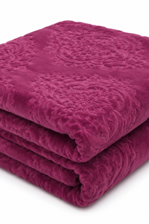 Plaid Baroque Rouge
