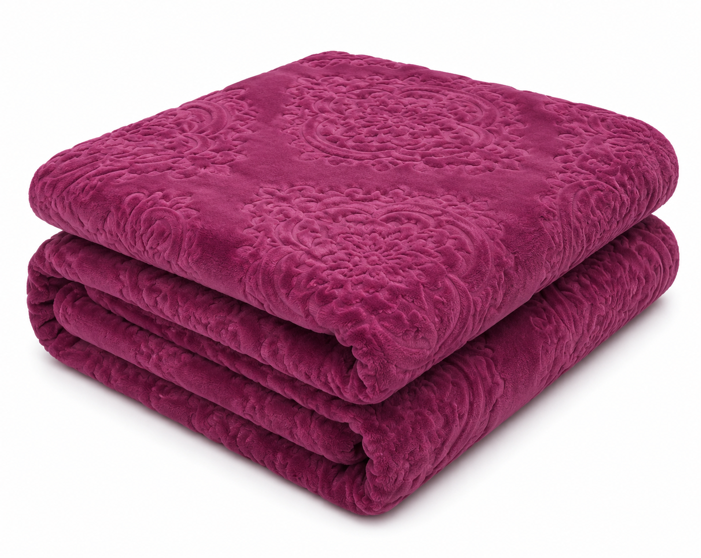 Plaid Baroque Rouge