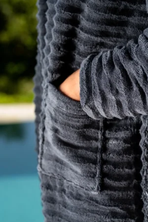 Cape de bain Fluffy Gris Charbon (Homme)